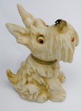 Goebel Hummel Mat Glaze Wheaten Scottish Terrier with Wire Insect on his Nose