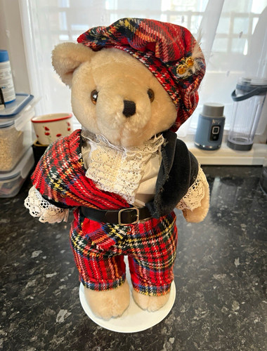 Beige scottish bear - beige,