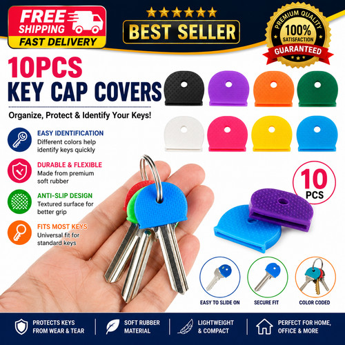 Key cap covers tag assorted - 10,
