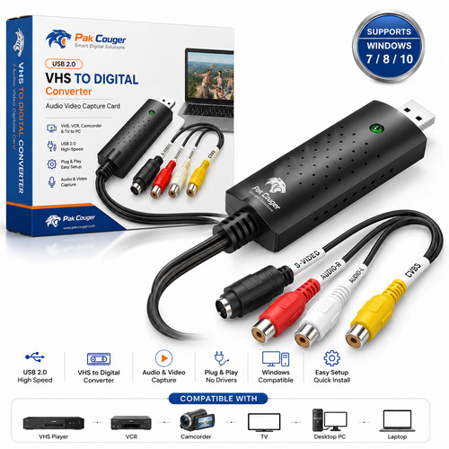 Usb video capture card - video, vhs