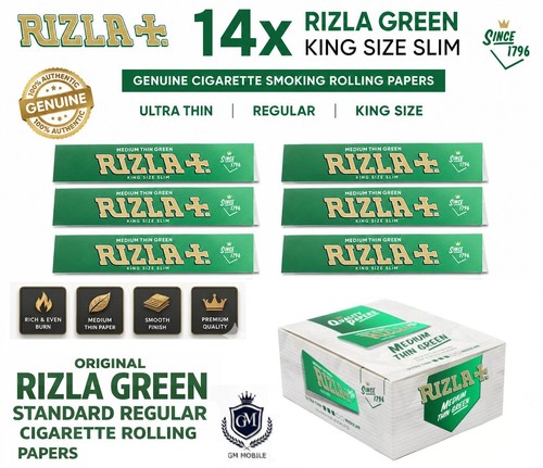 14x rizla green - king, size