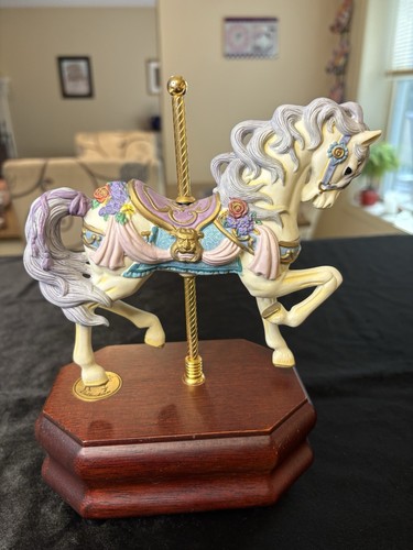 Vintage carousel horse music - carousel,