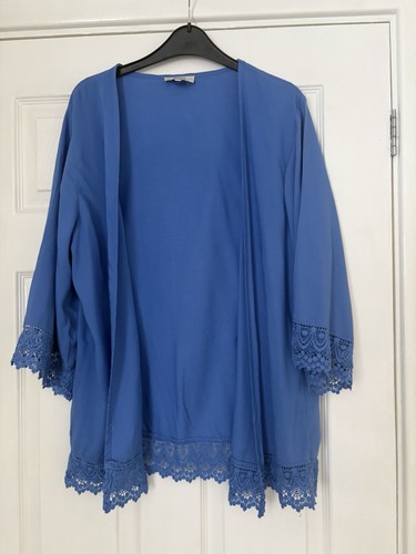 Ladies blue kimono - blue, jacket
