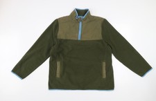 Boden Mens Green Fleece 1/4