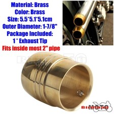 Dual Exhaust Pipe End Tips