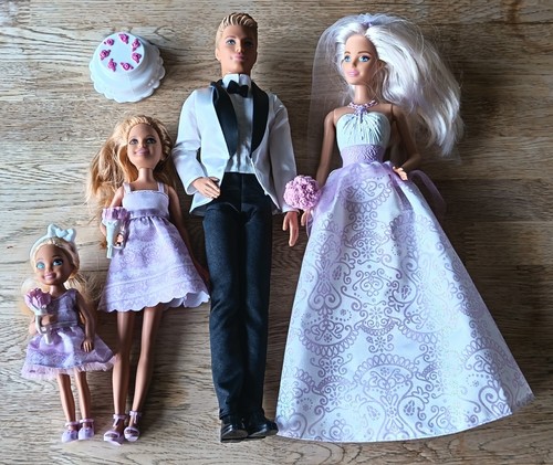 Barbie wedding set with - barbie, bride