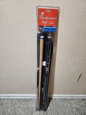 Brand New in Packaging! ~ Budweiser Pool Billiard Cue Stick w/Carrying Case!