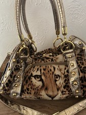 Butler & Wilson Leopard Print Handbag + Matching Purse (Set)