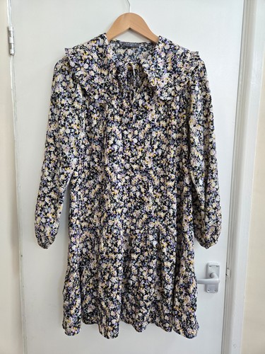 Papaya ditsy floral mini - ditsy, dress
