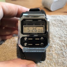 Vintage Casio A100WE watch