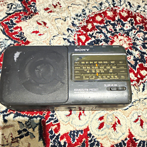 Sony icf 990l portable - portable, radio
