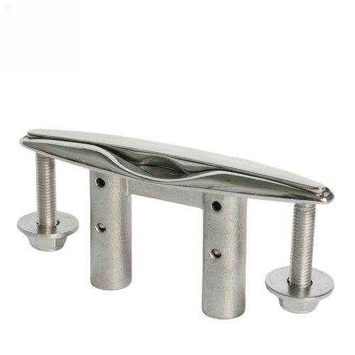 Flush mount cleat stainless - flush,