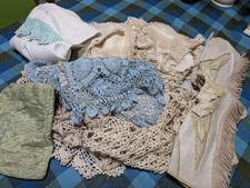 Job Lot Of Vintage Lace Doily