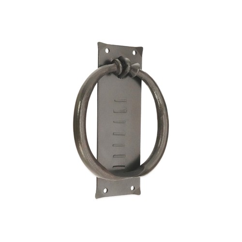 Ring door knocker - ring, black