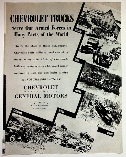 Chevrolet trucks 1943 vintage - 1943,