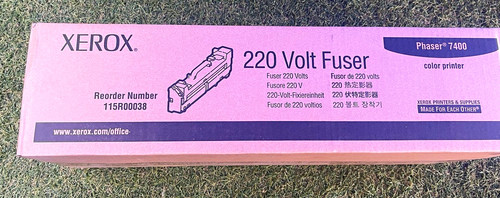 Xerox phaser 7400 - xerox,