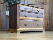 Antique Satinwood Low Chest of