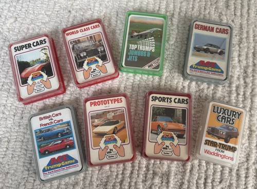 Top trumps set - top, vintage