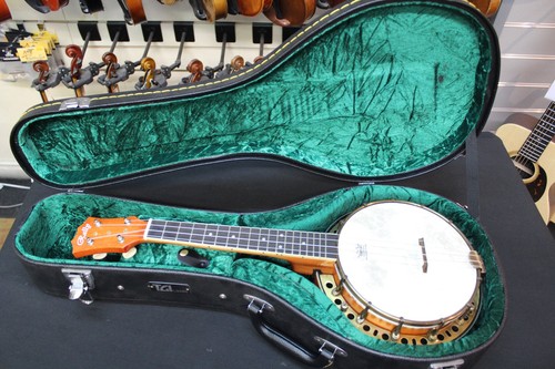 Rally ukulele banjo with hard - with,