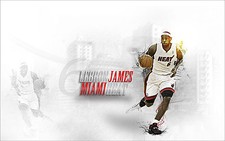A3/A4 Size - LEBRON JAMES HEAT
