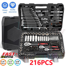216PCS Socket Set 1/4 3/8 1/2"