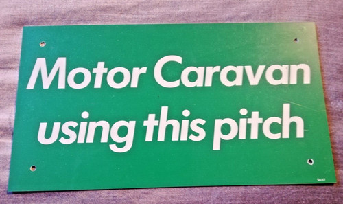 Caravan club vintage sign - uk,