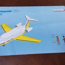 Playmobil 3185 / 3352 Plane Instruction Manual Leaflet Brochure A4 Size