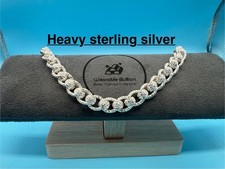Sterling silver 925 rollerball bracelet rollable engraved No belcher chain tulip
