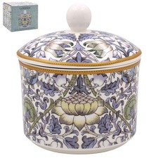 Sugar Bowl Lodden W.Morris Kitchen Ceramic Storage Jar with Lid Floral Design