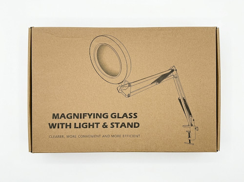 Led magnifying glass desk - led, lamp