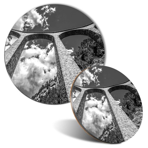 Mouse mat coaster set bw - &,