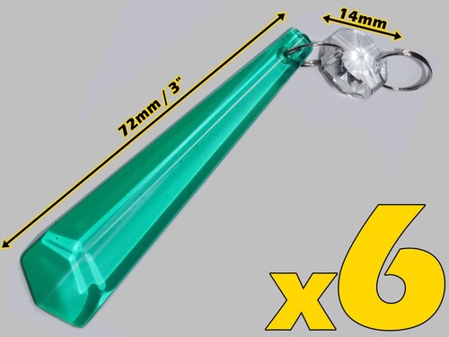 Green chandelier cut glass - chandelier,