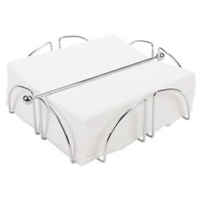 Chrome Wire Serviette Napkin Holder Dispenser Kitchen Dining Room Table Decor