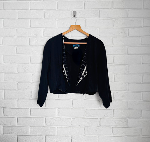 Vintage electric blue black - electric,