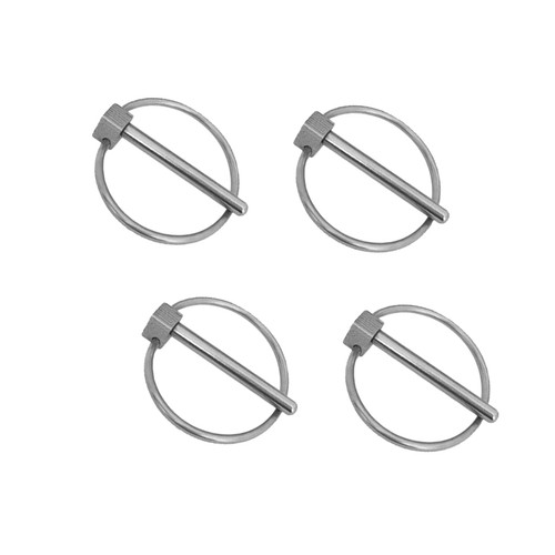 Stainless steel lynch pins - 4x,