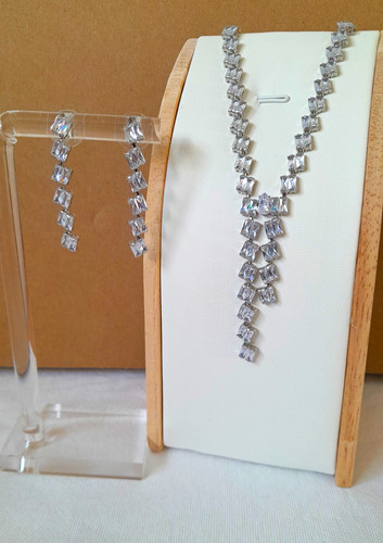 Silver plated baguette - plated,