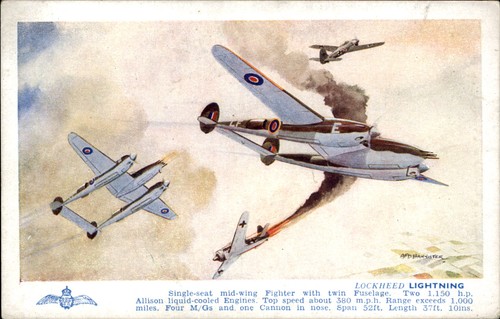 Wwii fighter planes lockheed - planes,