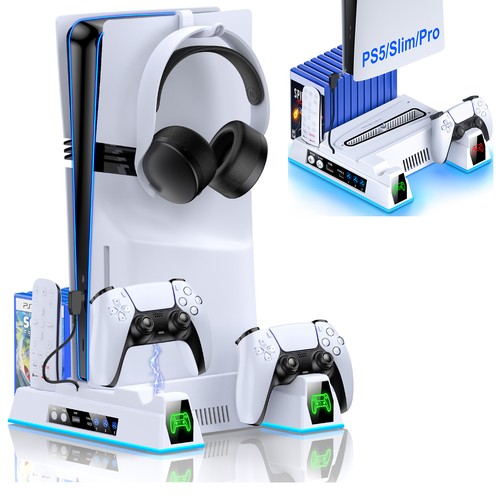 Ps5 charger stand - ps5, fan