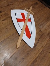 Wooden Shield and Prop Wooden
