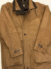 Nubuck Leather Coat Jacket