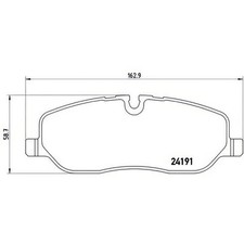 BREMBO P44014 Brake Pad Set