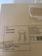 John lewis liv stool - lewis, brick.