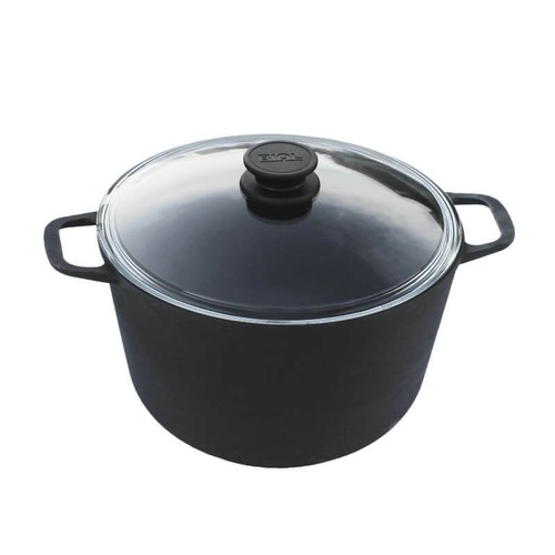 Cast iron cooking pot with - cooking,