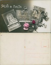 Malta 3 Views DC Cortis of Sliema RP Real Photo