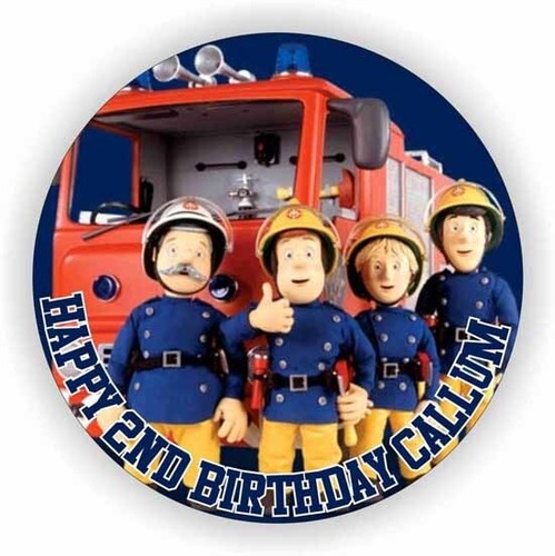 Birthday fireman sam cake - fireman,