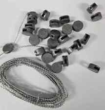 10 x 10mm LEAD ELECTRIC METER SECURITY SEAL TAXI METER TAMPER PROOF SEALS & WIRE