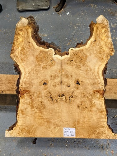 Chestnut burl guitar top - chestnut,