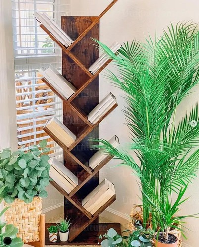 Small rustic bookcase vintage - bookcase,