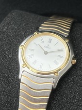 EBEL Ladies Classic Wave Watch Women Quartz Steel 18k Gold