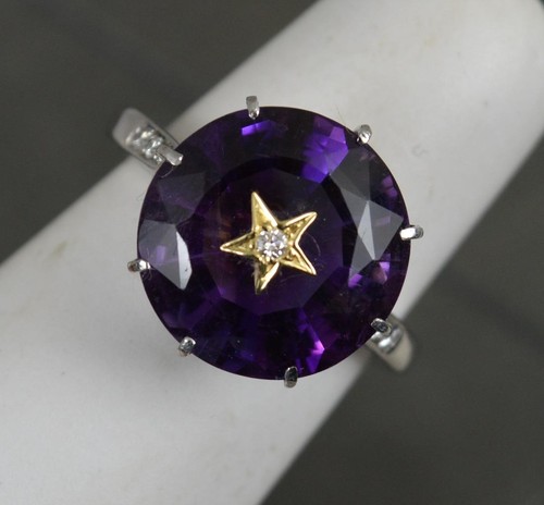 Antique amethyst and diamond - antique,